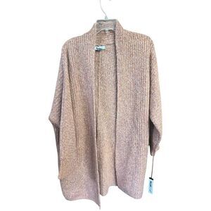 WILLIAMRAST Open Cardigan Rose Sz M NWT